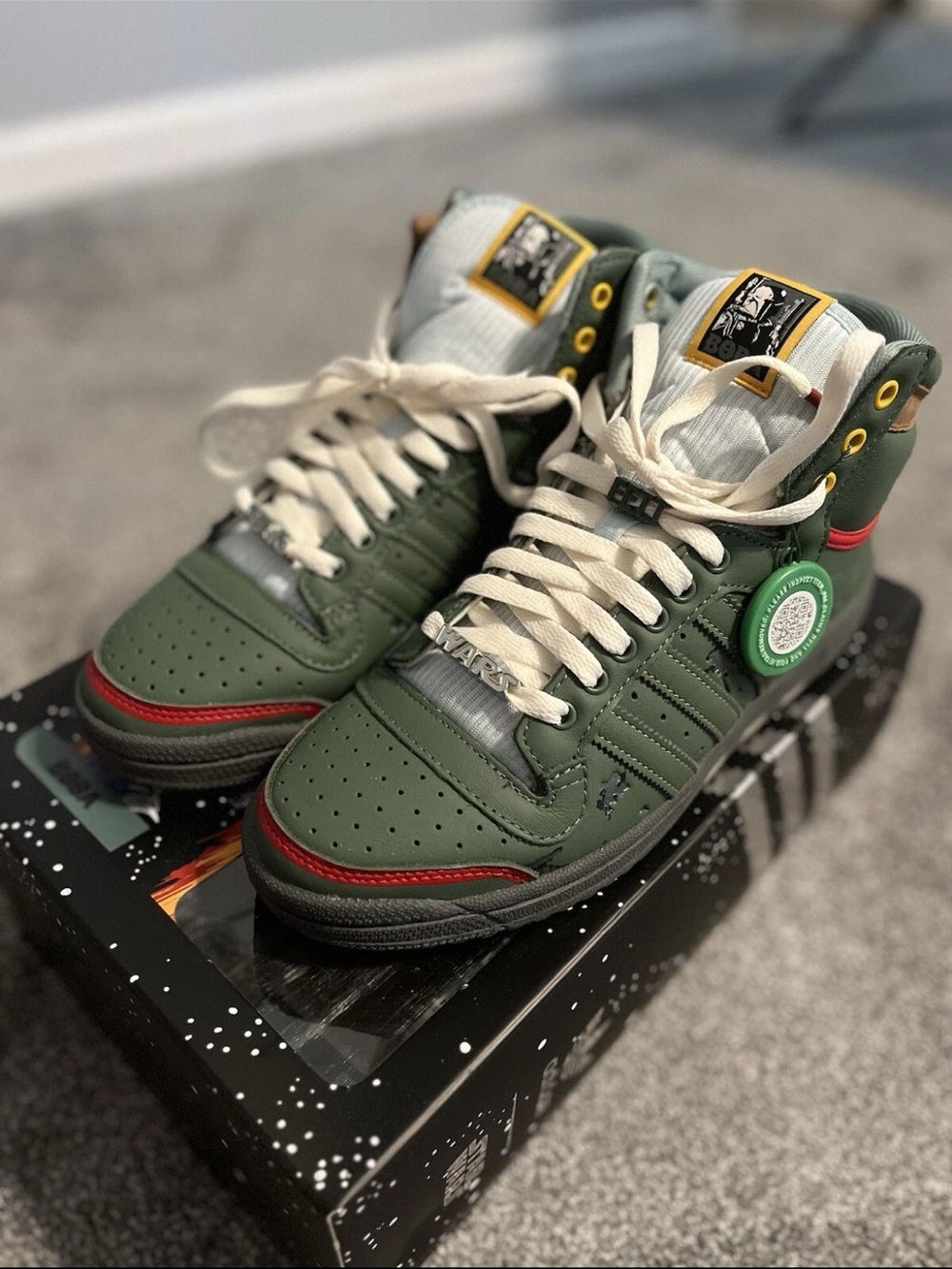 Size 8.5 - adidas Star Wars x Top Ten High Boba Fett - Stock X Tag Still On